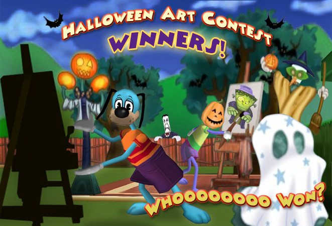Halloween Art winners
