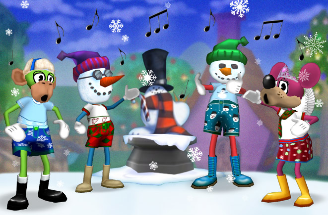 Caroling for Snowman 