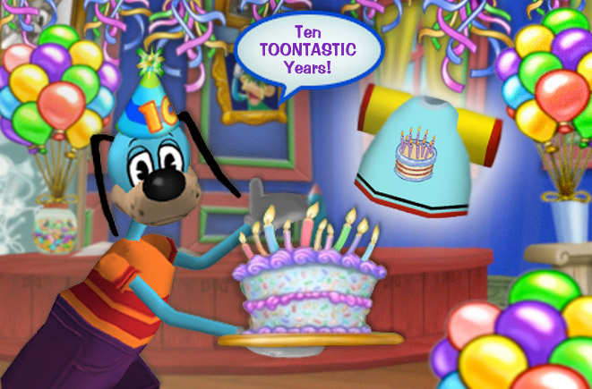 Toontown Turns Ten