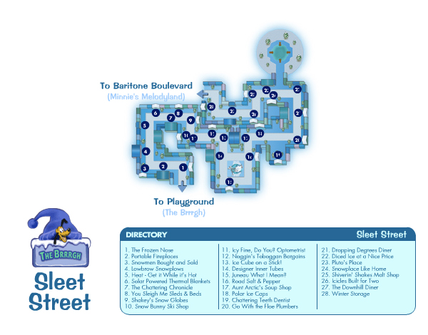 Sleet Street Map