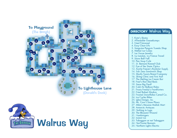 Walrus Way Map