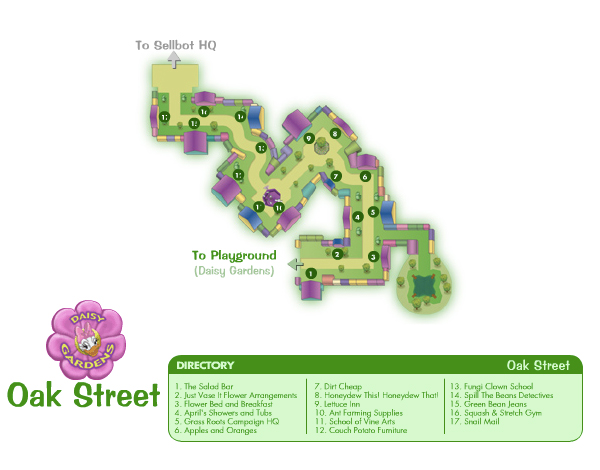 Oak Street Map