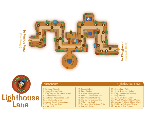 Lighthouse Lane Map
