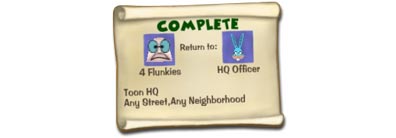 Completed ToonTasks